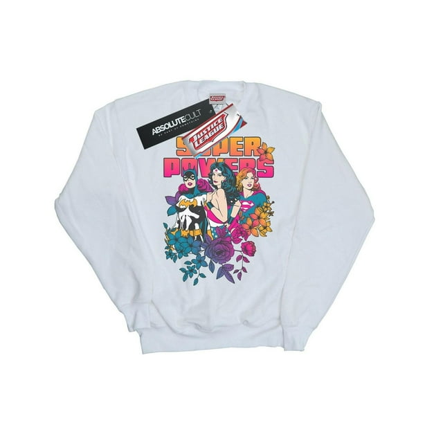 DC Comics Chandail en Molleton Floral Néon Super Powers pour Hommes