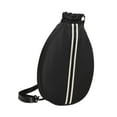 thumbnail image 4 of Bolsa de tenis, bolsa de bádminton, impermeable, ajustable, con correa para el hombro, para jugadores negro, 4 of 9