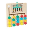 thumbnail image 2 of Ofertas de Black of Friday kkbbma Toys under $5 Montessori Educational Wooden Puzzle Game Juego de juego para niños pequeños Madera 5 canales Ponadas coloridas Pabezas para caminar Tablero Enseñanza, 2 of 6
