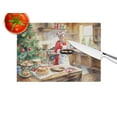 thumbnail image 4 of Cookies with Santa Claus Mrs. Claus Glass Cutting Board Large 12 in x 15 in, 4 of 5