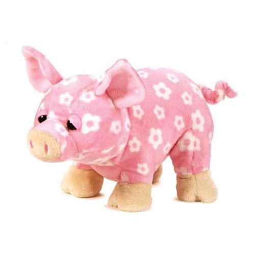 Ganz Webkinz - Daisy Pig Plush (No Code)(BONUS 1 FUN CHOPS & 1 ZIPPER BRACELET)