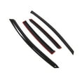 thumbnail image 2 of Tuningpros WD2-771B2 Outside Mount Window Visor Deflector Rain Guard Dark Smoke 4 Pcs Set For 2017-2018 Kia Forte Sedan, 2 of 5