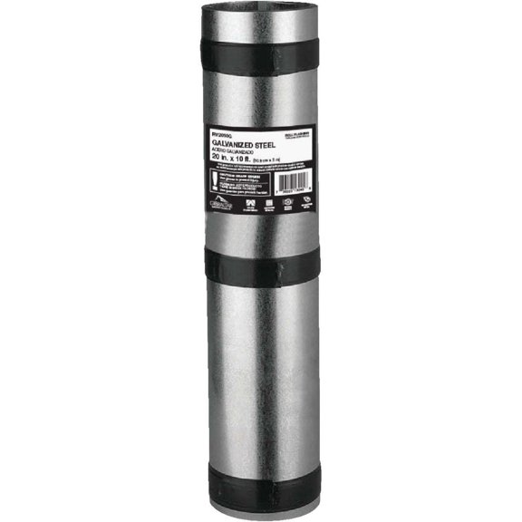 Norwesco Roll Valley Flashing Galvanized - 20 In x 10 Ft