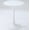 White, variant on Small Round Dining Table, Mid Century Tulip Table for Kitchen Office Living Room,Black