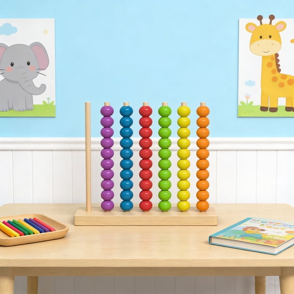 Color Matching Stacking Puzzle Game, Fast Pattern Challenge Ring Stack Puzzle for 2 Players, Competitive Tabletop Brain Teaser for Family Game Night