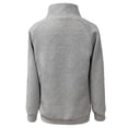 thumbnail image 6 of AXXD Gray Basic Blouses for Women Summer 2024 Turtle Necks Trendy Pullover Button Tops Long Sleeve Comfortable Blouse Sweatshirt, 6 of 9