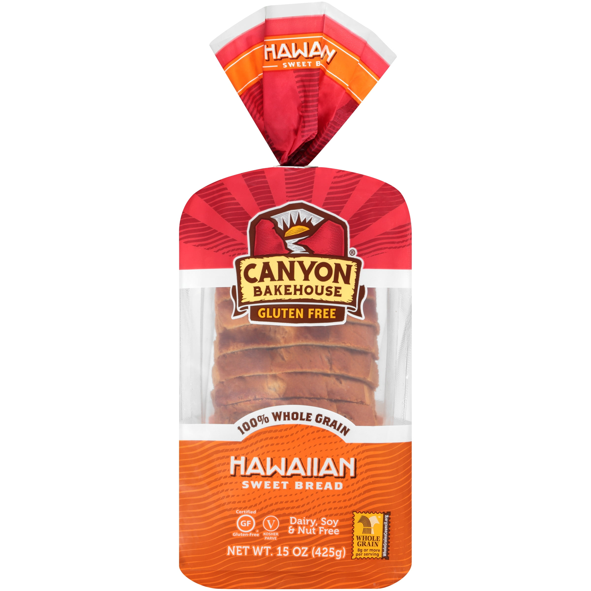 Canyon Bakehouse® 100 Whole Grain Hawaiian Sweet Bread 15 oz. Bag