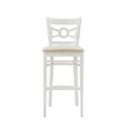 thumbnail image 3 of Linon Teresa 31" Indoor Wood Bar Stool, Set of 2, White/Light Gray, 3 of 10