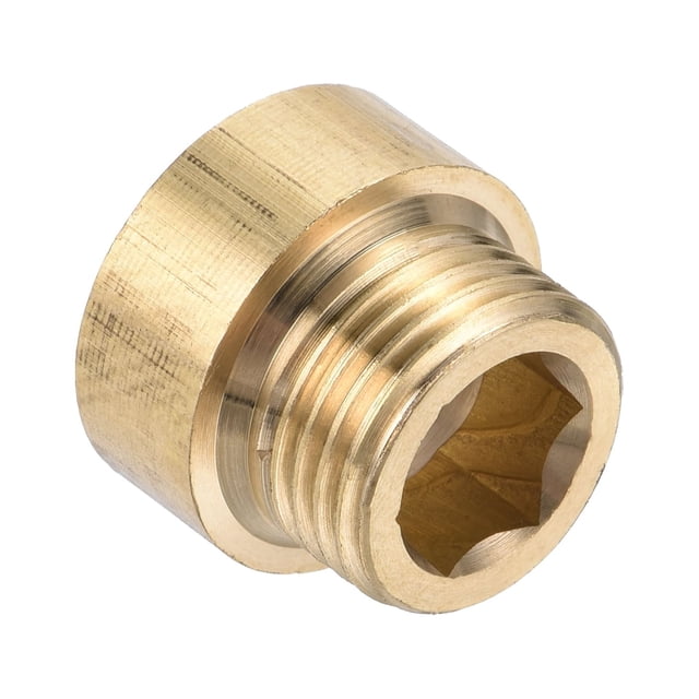 Unique Bargains Shower Head Extension Arm, Copper G1/2 Male to Female Thread 20mm Length Pipe Fitting