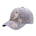 thumbnail image 3 of 3D Highland Cow Embroidery Cap, Cute Print Baseball Cap, Adjustable Farmhouse Baseball Hat, Rustic Country Hat Gift for Women and Men, 3 of 5