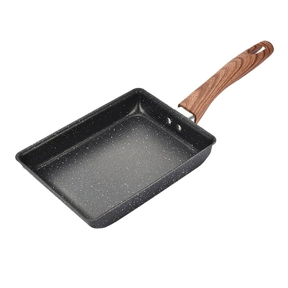 1 Pcs Japanese Cast Iron Tamagoyaki Pan, Egg Pan, Skillet Nonstick Tamagoyaki Japanese Omelette Pan Egg Pan for Omelets, Steak & Camping, Non-Stick