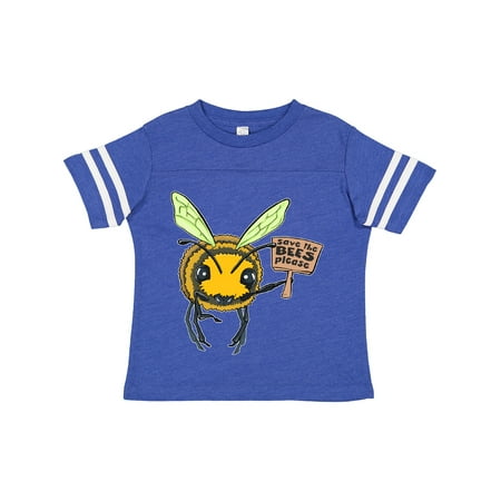 

Inktastic Save the Bees Please- Cute Bee with Sign Gift Toddler Boy or Toddler Girl T-Shirt