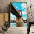 thumbnail image 2 of IDEA4WALL Framed Canvas Wall Art for Living Room, Bedroom Brooklyn Bridge and New York City Canvas Prints for Modern Home Decoration Ready to Hang, 2 of 4