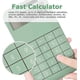 thumbnail image 3 of Desktop Calculator Standard Function,12 Digit LCD Large Screen and Big Key,Battery/Solar Powered - Green, 3 of 5