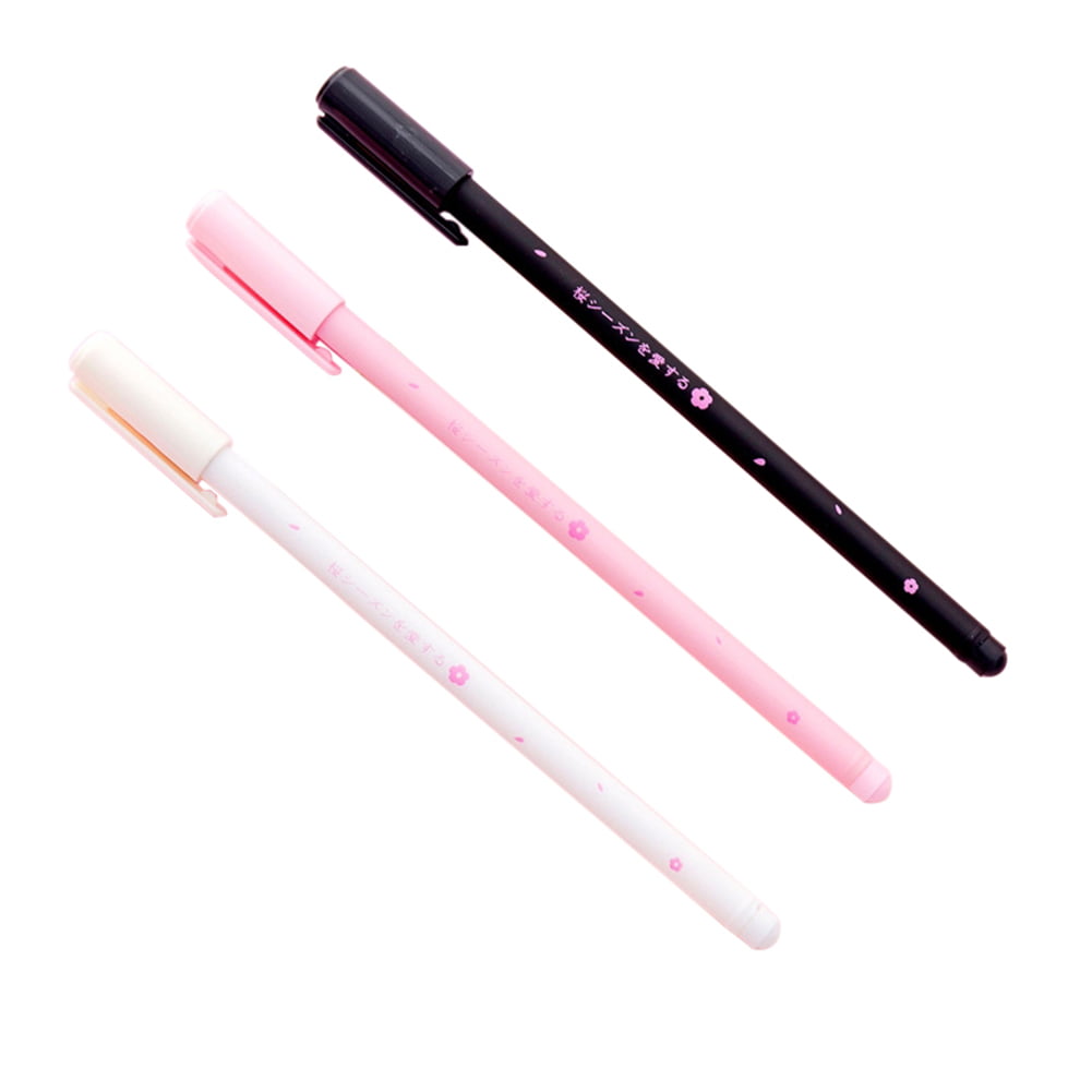 0.38mm Pretty Flower Student Writing Drawing Ink Gel Pen Stationery Kids Gift HE