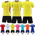 thumbnail image 3 of Trajes de camiseta de fútbol para niños adultos de alta calidad Camiseta de fútbol de secado rápido transpirable que absorbe el sudor para niños y niñas-COLOR1-S BmatwkZeng Bmatwk Jersey, 3 of 4