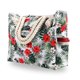 thumbnail image 1 of Women's Beach Bag Large Waterproof Sandproof Flamingo Tropical Hawaiian Extra Canvas Pool Tote Bag With Zipper Pockets, 1 of 3