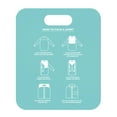 thumbnail image 2 of Neinkie Shirt Folding Board Reusable Hanging Hole Design Space-saving Stackable Closet Organizer PP Child/Adult Clothing Folders Board Organizer Laundry Storage, 2 of 9