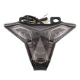 thumbnail image 4 of Luz LED trasera para motocicleta, intermitente de alto brillo, 12 V CC, compatible con Kawasaki Z1000/ZX-10R Ninja/Ninja 400, lente ahumada., 4 of 14
