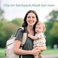 thumbnail image 6 of Momcozy Portable Stroller Fan with Clip | 4-Speed Mini-Fan for Carrier | Personal Fans Ultra Light 0.26lb | Gaps ≤4.5mm | Handheld Cooling | Rechargeable Rotate for Diaper Backpack/Table/Chair, 6 of 8