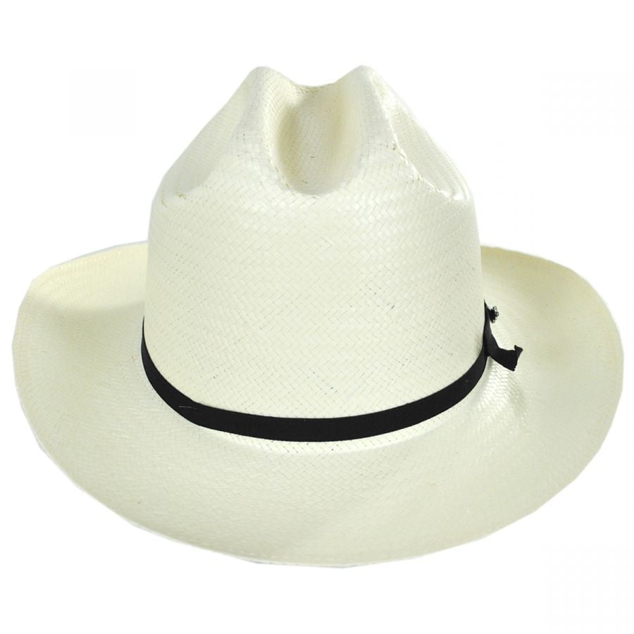 6 7/8 Stetson Natural Open Road Western Shantung Straw Cowboy Hats