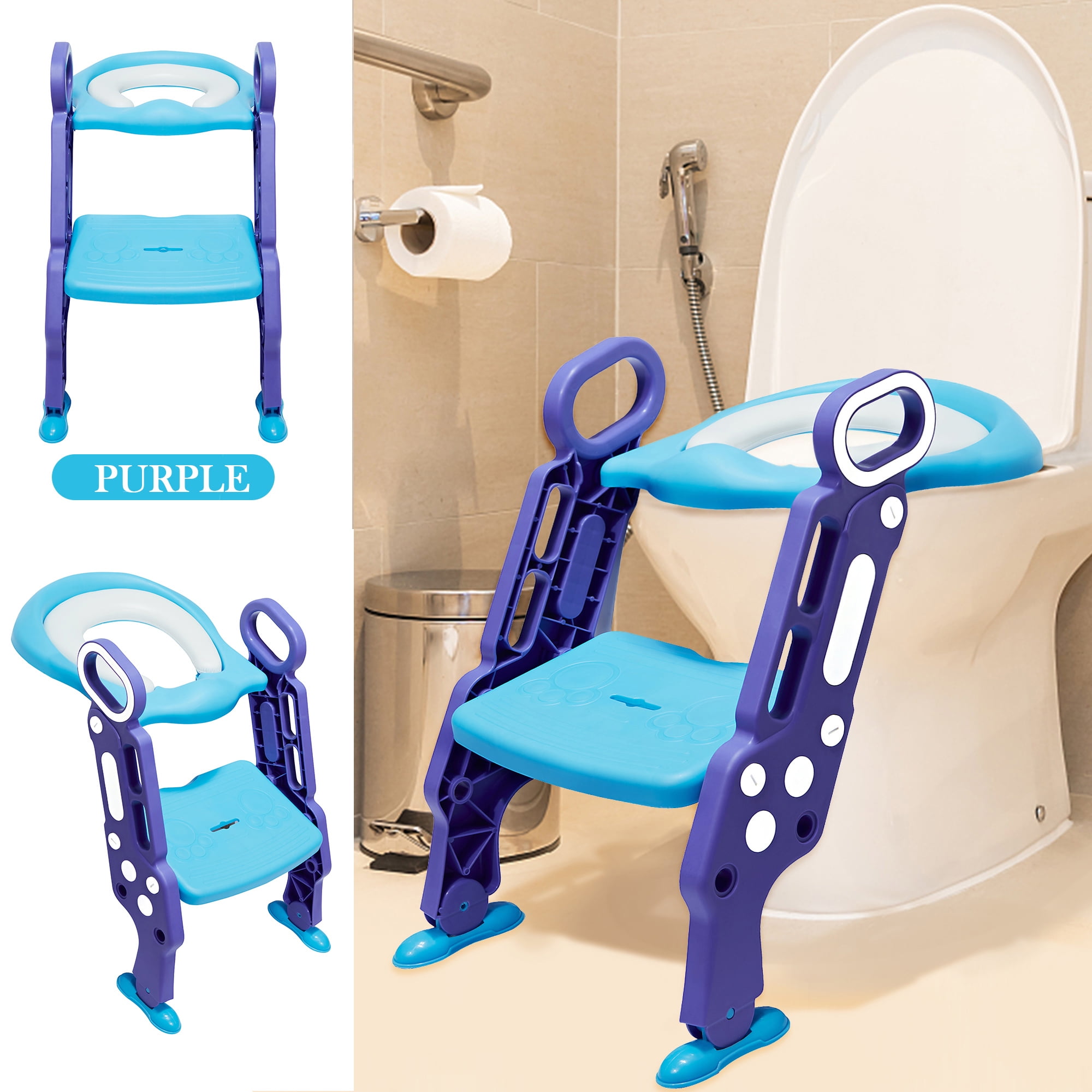Potty Training Seat Toddler Toilet Seat With Step Stool Ladder Potty