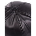 thumbnail image 6 of Adjustable PU Leather Baseball Cap for Men Women, 6 of 6