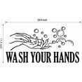 thumbnail image 4 of miduoudo-Wash Your Hands Wall Decal Viny Removable Art Stickers Bathroom Decoration, 4 of 4