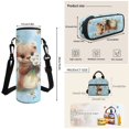 thumbnail image 7 of Yuyamidu Cute Otter 4Pcs Backpack Set for Girls Ages 6-12 17-Inch Daisy Kids Schoolbag with Lunch Bag Pencil Case Water Bottle Bag for Elementary Middle School Travel, 7 of 7