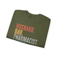 thumbnail image 3 of Pharmacist Husband Dad Sweatshirt Gifts Crew Neck Shirt Long Sleeve Unisex, 3 of 5