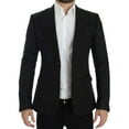 thumbnail image 6 of Dolce  Gabbana Elegant Black Silk Blend Two-Button Blazer, 6 of 8