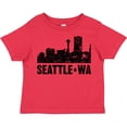 thumbnail image 3 of Inktastic Seattle Skyline Grunge Boys or Girls Toddler T-Shirt, 3 of 5