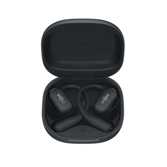 Shokz - OpenFit 2, Open-Ear True Wireless Earbuds - Black