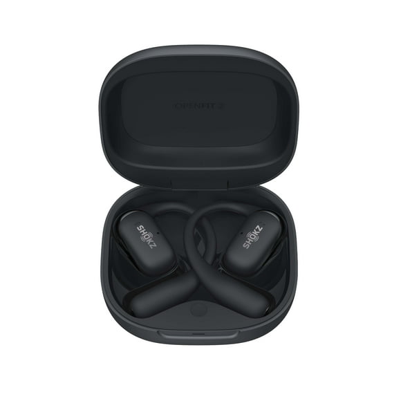 Shokz OpenFit 2 - Open-Ear Wireless Bluetooth Headphones - Black