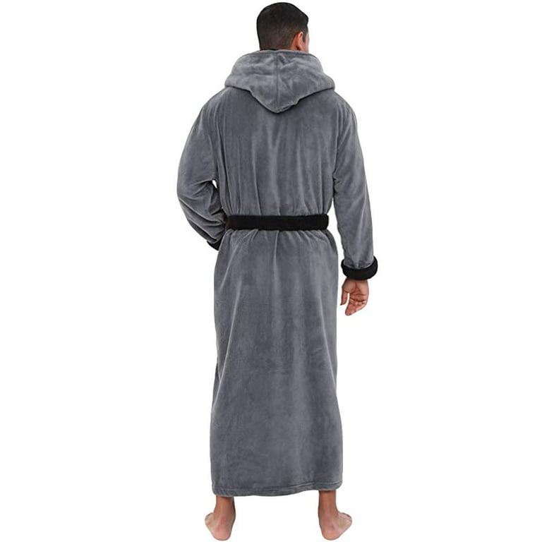 extra long dressing gown mens 2t Extra Long Tall Fleece Dressing Gown Housecoat (navy) | Tall Mens Clothing