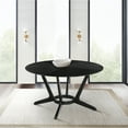 thumbnail image 2 of Santana Round Wood Dining Table in Black Finish, 2 of 7