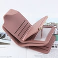 thumbnail image 3 of HEVIRGO Wallet Zipper Multi Slots Solid Color Blocking Luxury Card Holder Organizer for Women, 3 of 10