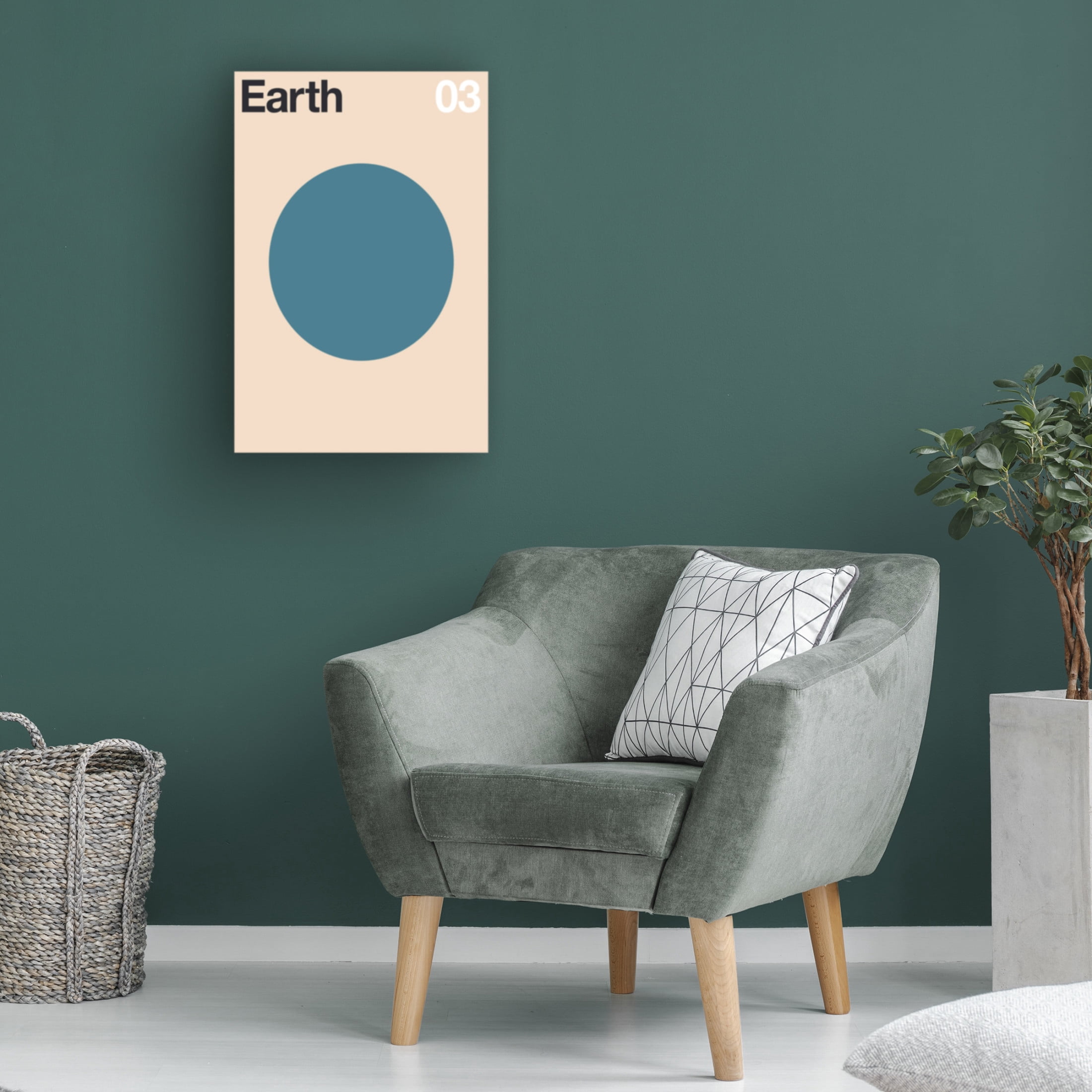 Trademark Fine Art Florent Bodart Earth Canvas Wall Art