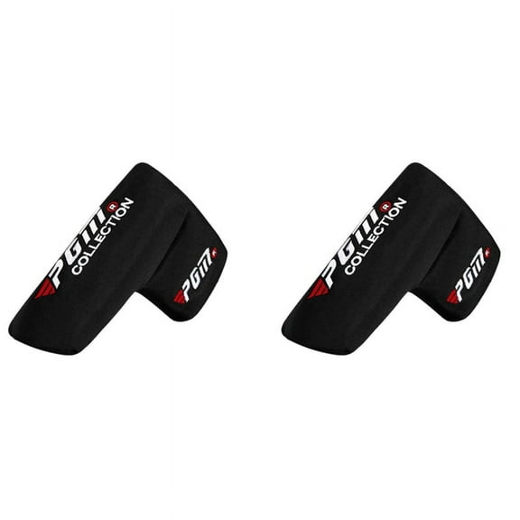 2X Putter Head Cover Headcover Golf Club Protect Heads for Embroidery