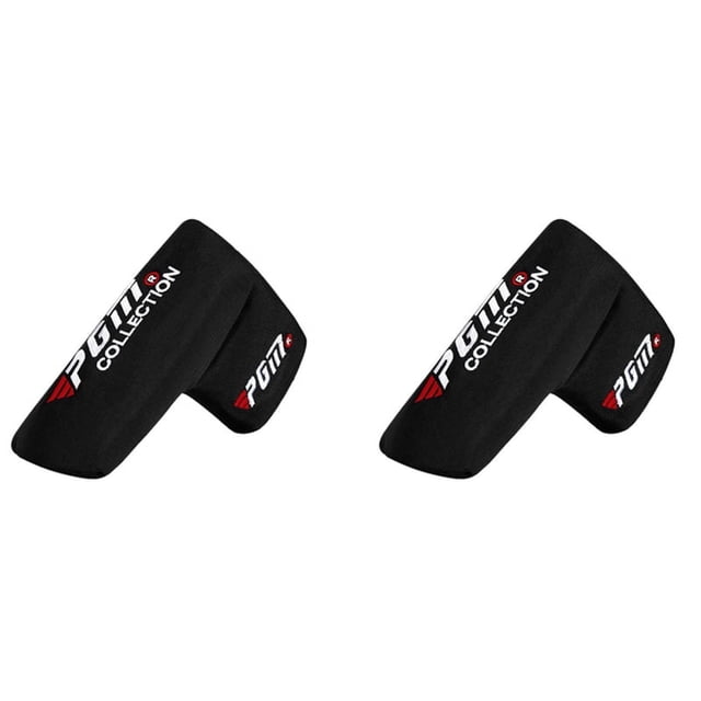 2X Putter Head Cover Headcover Golf Club Heads Cover Putter Headcover for Golf Embroidery Headcover