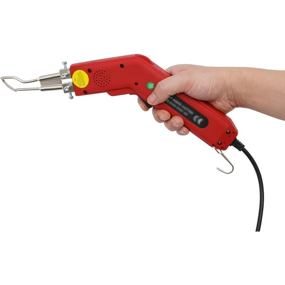 Electric Hot Knife Cutter Tool, Electric Foam Grooving Carving Knife with 15-Position Temperature Adjustment Knob, for Foam Sponge Cloth Canvas Ribbon Nylon Rope Cutting