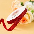 thumbnail image 6 of Velvet Ribbon, Wired Ribbon, Red Velvet Ribbon for Christmas Decorations and Gift Wrapping, 2cm Wide 7 Yards Long Decorative Ribbon with Wired Edges for Crafting Bows and Holiday DIY Projects, 6 of 7
