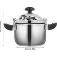 thumbnail image 2 of Stainless Steel Pressure Cooker Family Small 7L  Pressure Cooking Pot for Kitchen, 2 of 9