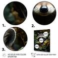 thumbnail image 3 of Designart "Curious Raccoon composition VI" Animals Floater Framed Wall Decor, 3 of 7