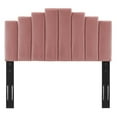 thumbnail image 3 of Modway Noelle Performance Velvet Twin Headboard in Dusty Rose, 3 of 6