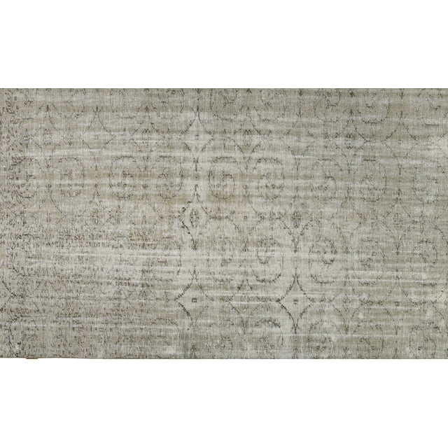Ahgly Company Machine Washable Indoor Rectangle Contemporary Khaki Green Area Rugs, 2' x 5'