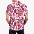 thumbnail image 5 of Vsdgher Cute Girl Print Men's Short Sleeve Stretch Polo Shirt, Moisture-Wicking Performance Polo Shirt, 5 of 8