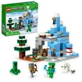 thumbnail image 1 of LEGO Minecraft The Frozen Peaks Cave Mountain Set 21243, 1 of 6