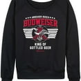 thumbnail image 3 of Budweiser - Collegiate - Women's French Terry Long Sleeve Shirt, 3 of 5