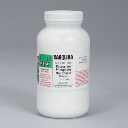 Potassium Phosphate, Monobasic, Crystal, Reagent Grade, 500 G